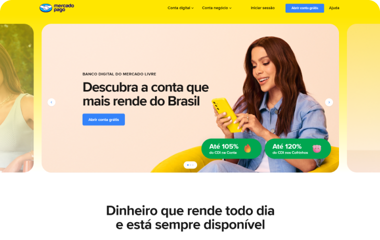 Análise da interface de checkout do Mercado Pago