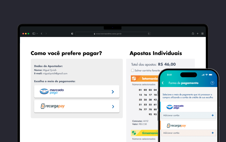 Preview do Projeto de pagamentos