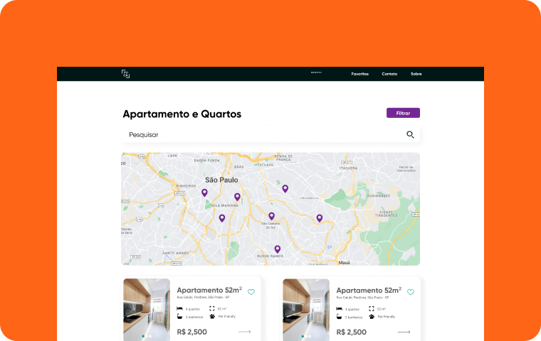 Wireframe Filtros